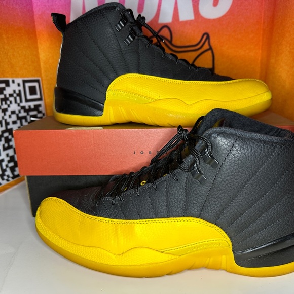 Jordan 12 Retro University Gold Size 12M Pre-loved - Picture 5 of 7